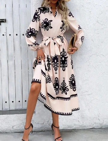 Rochie medie SHEIN, crem