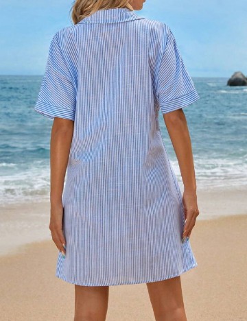 Rochie scurta SHEIN, albastru