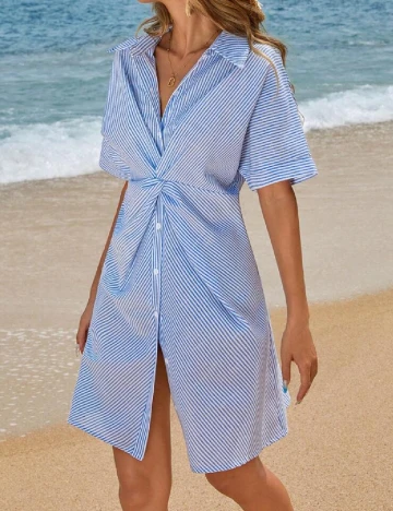 Rochie scurta SHEIN, albastru