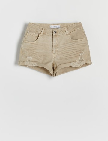 Pantaloni scurti Reserved, crem