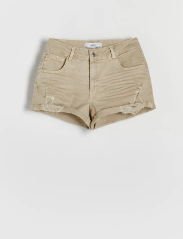 Pantaloni scurti Reserved, crem
