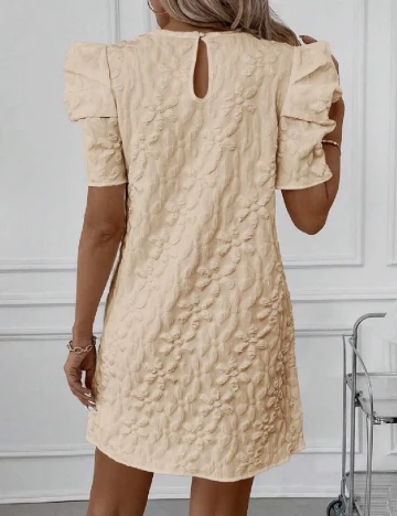 Rochie scurta SHEIN, crem Crem