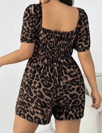 Salopeta SHEIN CURVE, animal print Animal print