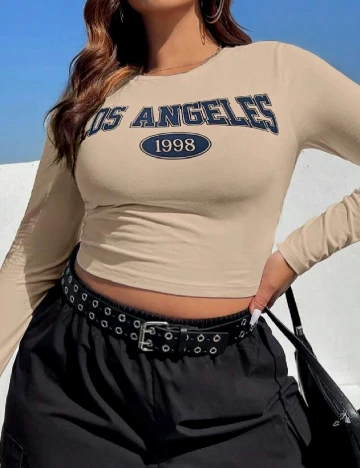 Top SHEIN CURVE, bej