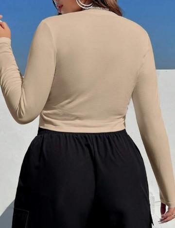 Top SHEIN CURVE, bej