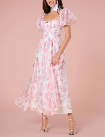 Rochie lunga SHEIN, floral print