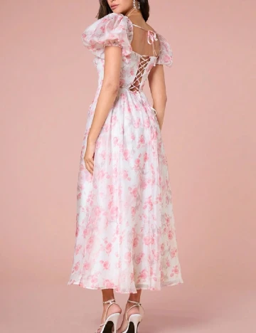Rochie lunga SHEIN, floral print