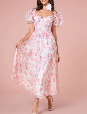 Rochie lunga SHEIN, floral print