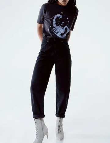 Tricou Reserved, gri inchis