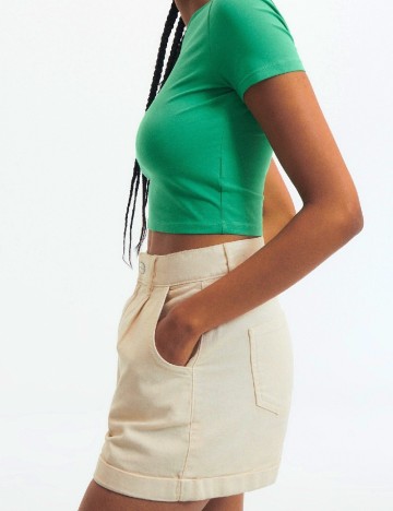 Pantaloni scurti Reserved, crem