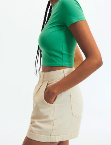 Pantaloni scurti Reserved, crem