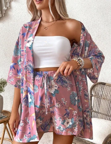 Compleu SHEIN Maternity, roz Roz