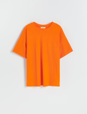 Tricou Oversize Reserved, portocaliu