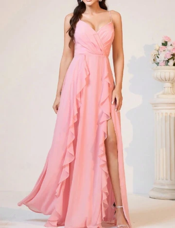 Rochie lunga SHEIN, roz Roz