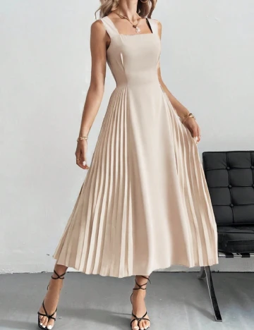 Rochie medie SHEIN, crem