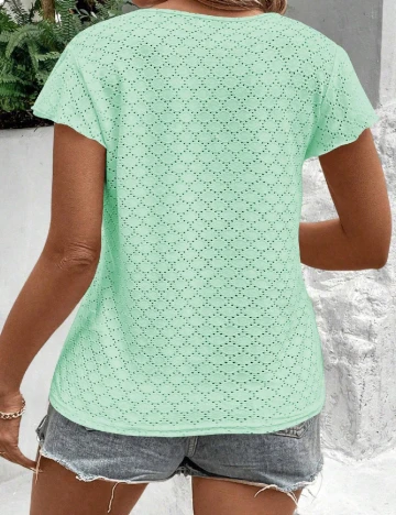 Bluza SHEIN CURVE, verde