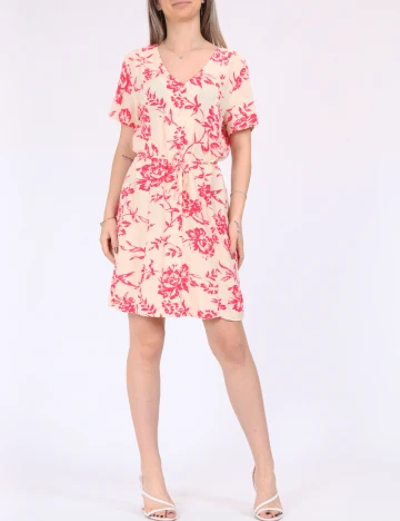 Rochie scurta Jacqueline de Yong, crem