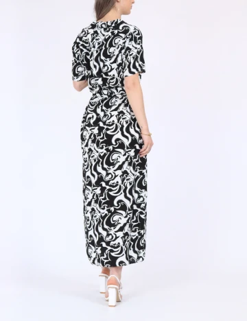 Rochie medie Vero Moda, alb/negru