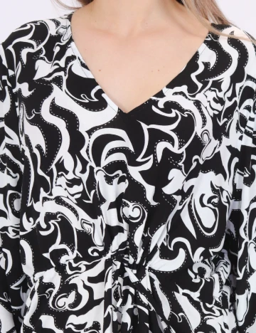 Rochie medie Vero Moda, alb/negru