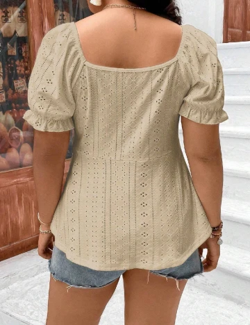 Bluza SHEIN CURVE, crem