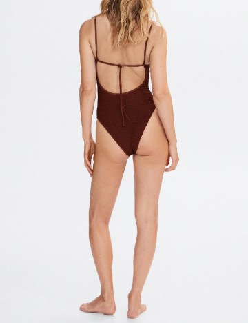 Costum de baie Mango, maro