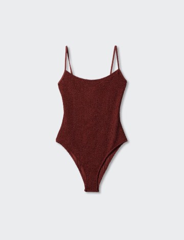 Costum de baie Mango, maro