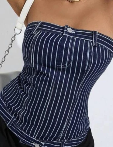 Top SHEIN, bleumarin