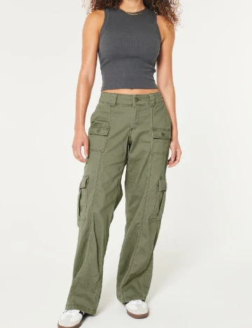 Pantaloni Hollister, verde