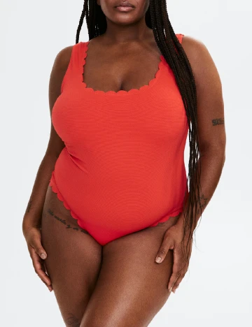 Costum de baie Mango, rosu