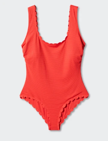 Costum de baie Mango, rosu