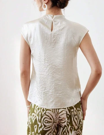 Bluza MOTF, alb