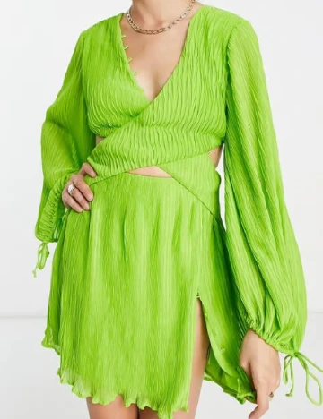 Rochie scurta ASOS, verde