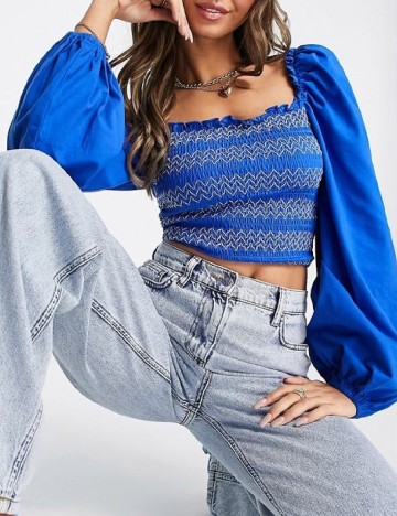 Bluza ASOS, albastru