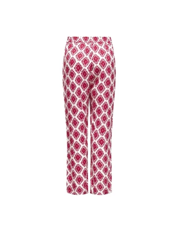Pantaloni Only, alb/rosu