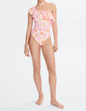 Costum de baie Mango, floral print