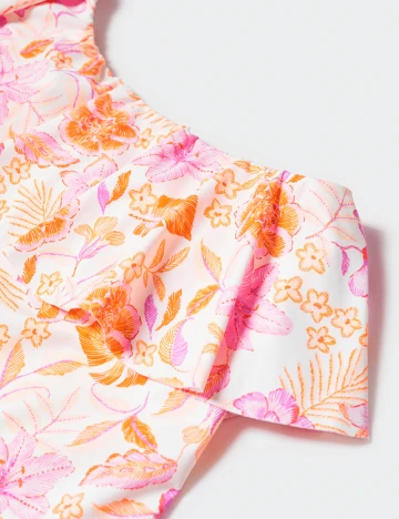 Costum de baie Mango, floral print