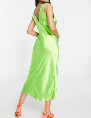 Rochie medie ASOS, verde