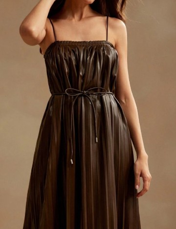 Rochie lunga Anewsta, maro
