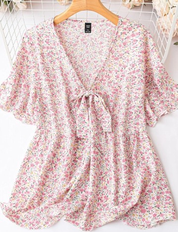 
						Bluza SHEIN CURVE, floral print