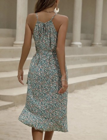 Rochie scurta SHEIN, verde