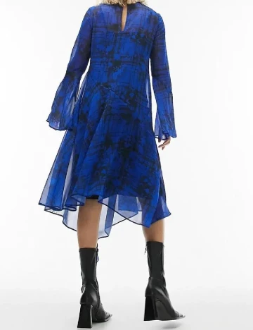 Rochie medie Top Shop, albastru Albastru