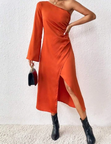 Rochie medie SHEIN, portocaliu