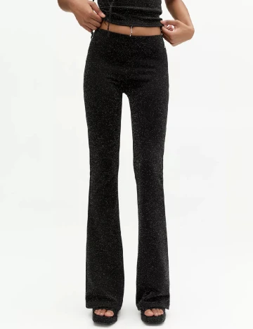 Pantaloni Pull&Bear, negru