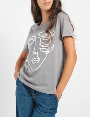 Tricou Vero Moda, gri