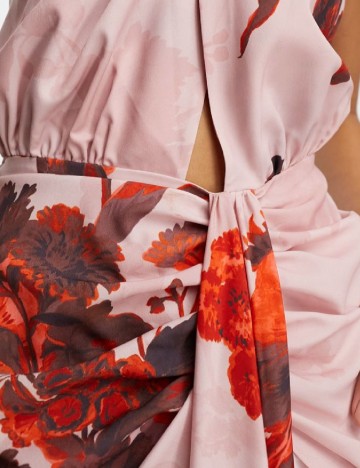 Rochie medie ASOS, roz