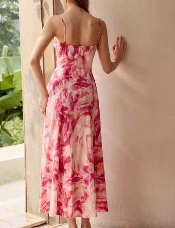 Rochie lunga MOTF, roz Roz