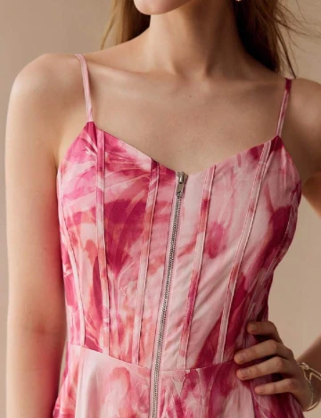 Rochie lunga MOTF, roz Roz