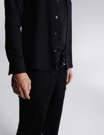 Pantaloni Reserved, negru