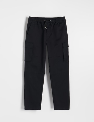 Pantaloni Reserved, negru