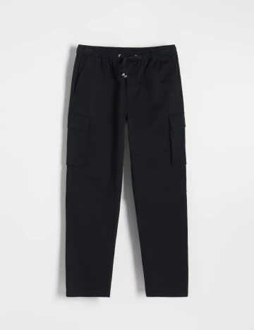 Pantaloni Reserved, negru